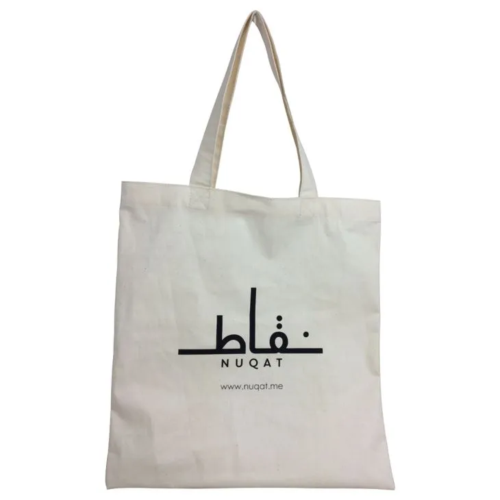 Borsa in cotone moda stampata Borsa tote in tela di cotone di dimensioni standard riciclabile Borsa per la spesa in cotone