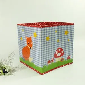 Borsa portaoggetti in tessuto non tessuto con scatola portaoggetti per cartoni animati