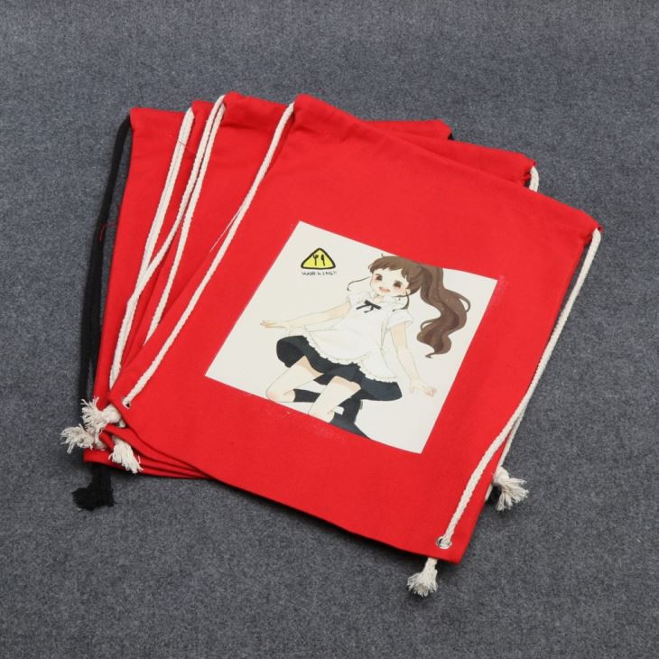 Cotton Drawstring Bag Decorative Christmas Gift Bag